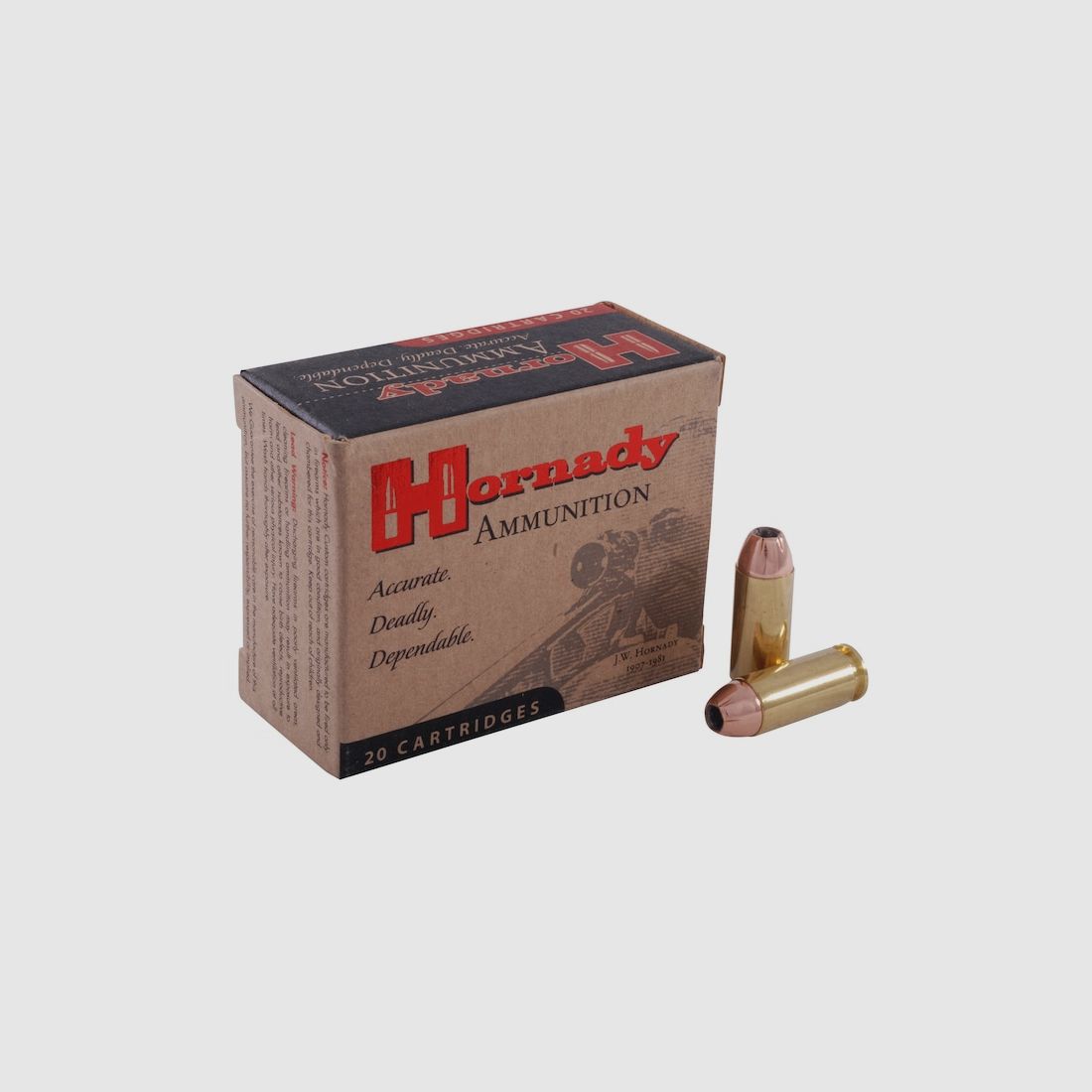Hornady Custom 10mm ACP 180GR XTP 20 cartridges