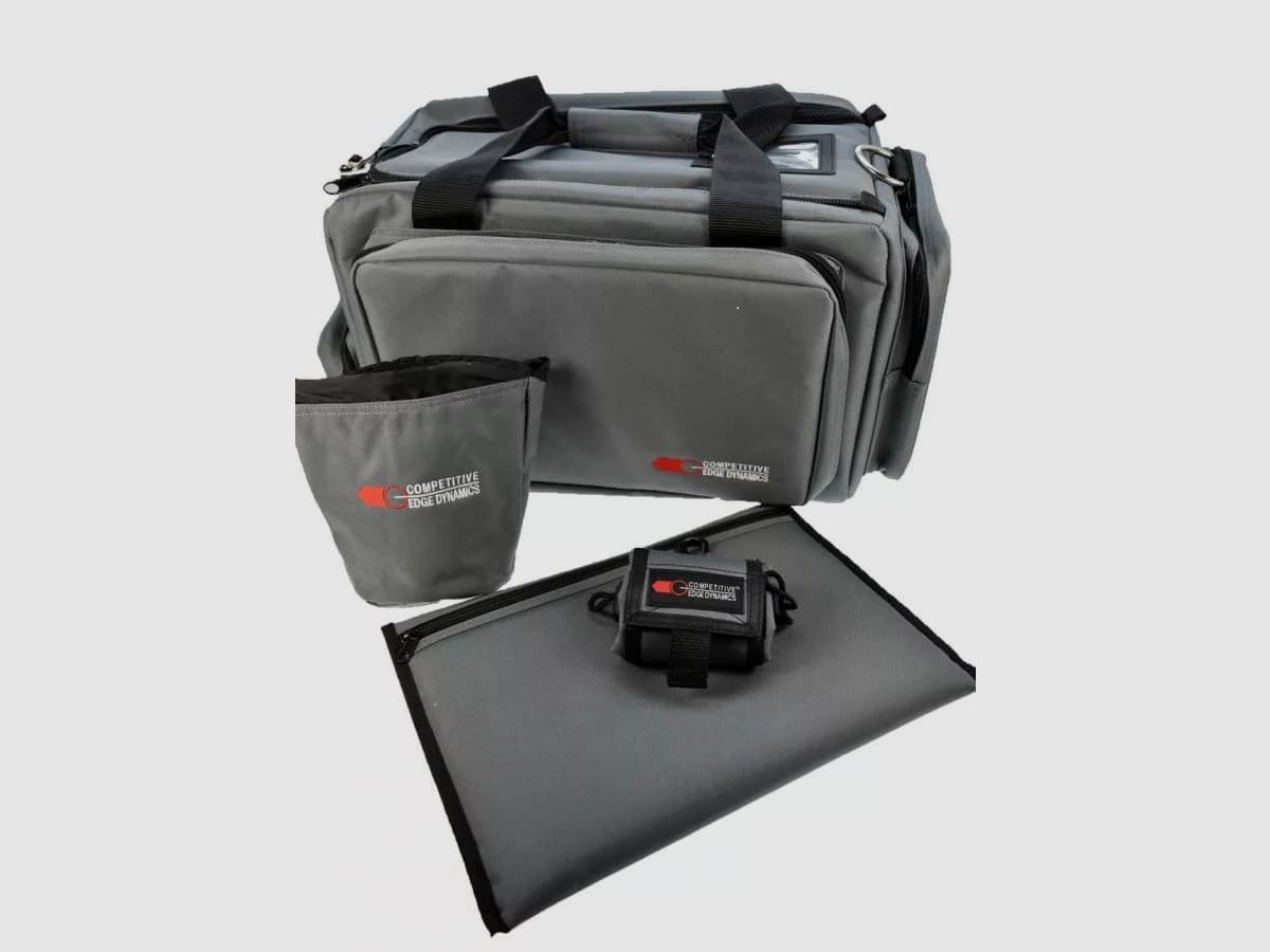 CED Sac de tir RangeBag DeLuxe : 2-4 pistolets 54x36x28cm NOIR, image 4 sur 5
