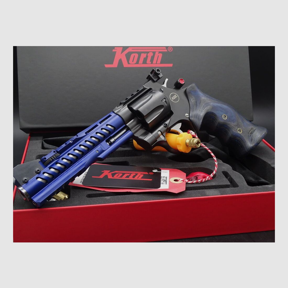 Korth Super Sport GTA BLUE Kaliber .357 Magnum 6" WIR HABEN IMMER KORTH REVOLVER AM LAGER