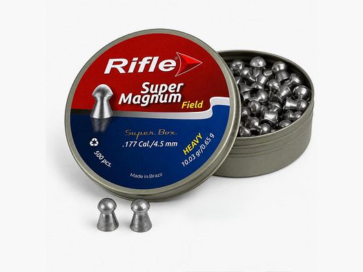 Rifle Super Magnum Field Heavy Luchtbukskogeltjes 4.5 mm (.177) 10.03 gr – 500 stuks