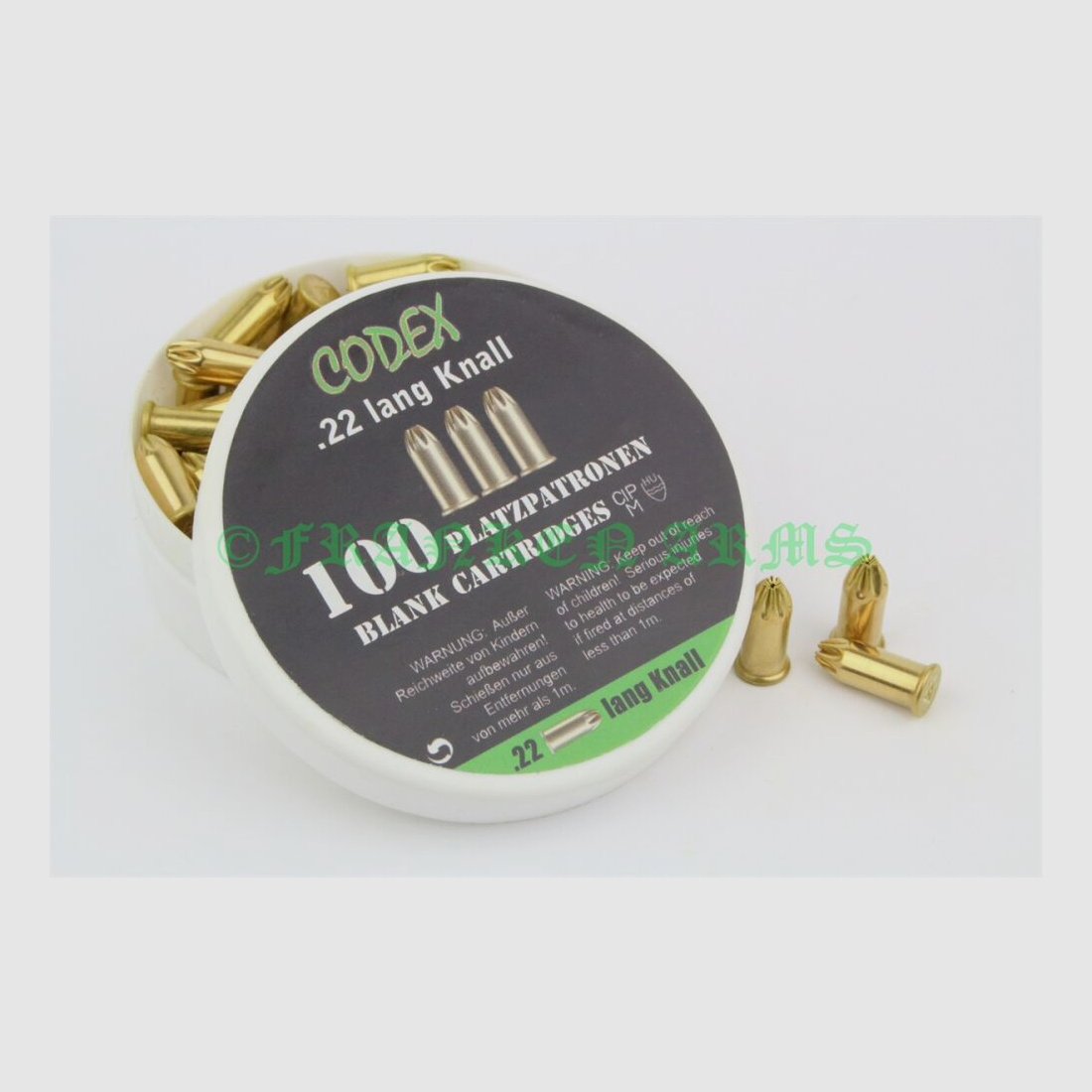 Codex .22 long blank 100 pieces