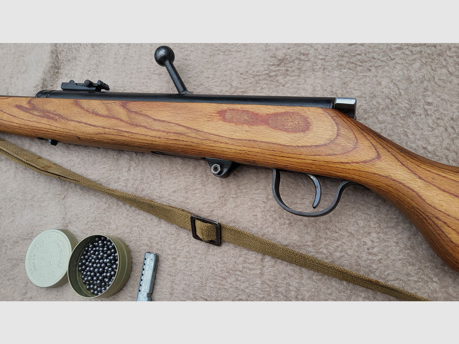 Luftgewehr mit Magazin, Modell Haenel 49a zu verk.