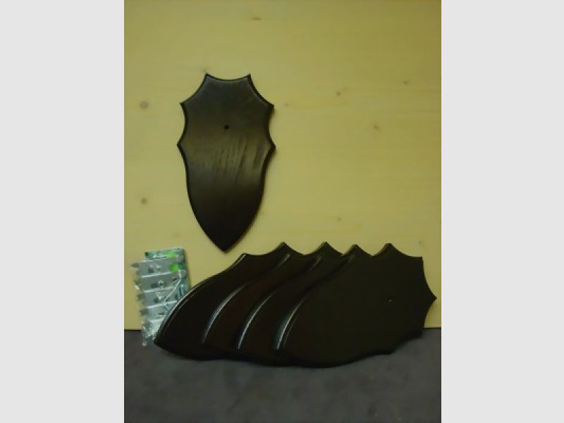 Bockbrett + Halterung - spitz/oval (5er) Paket