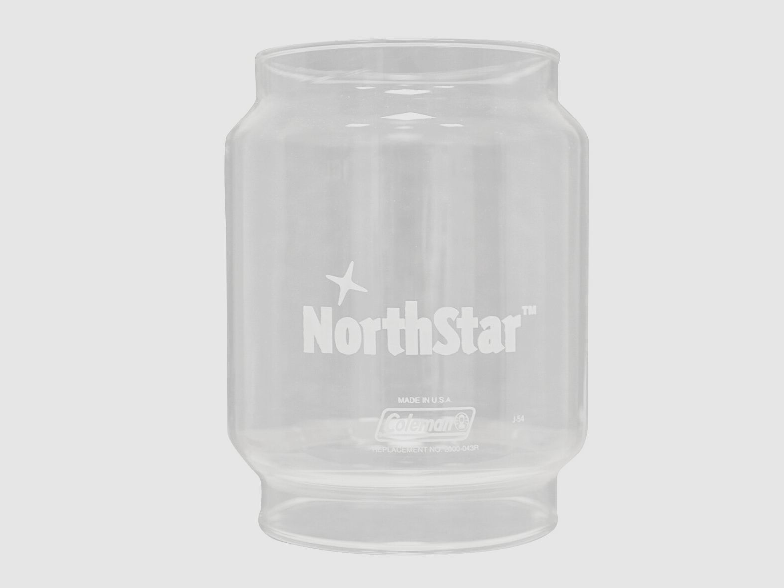 Replacement glass for Northstar gas lamp