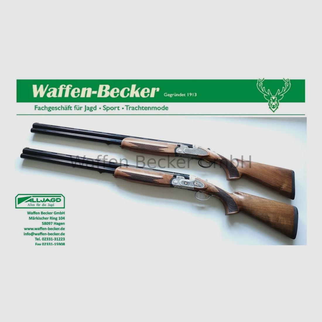 Brenner BF20 Premium silber/gold, 71cm Lauf, Kal.12/76 mit Stahlschrotbeschuss