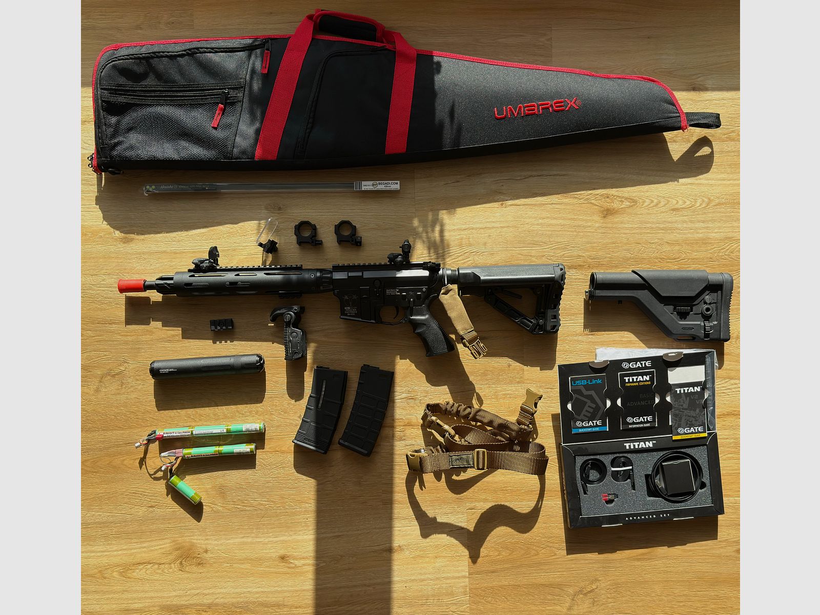 ICS M4 CXP HOG Tubular S inkl.  Zubehör