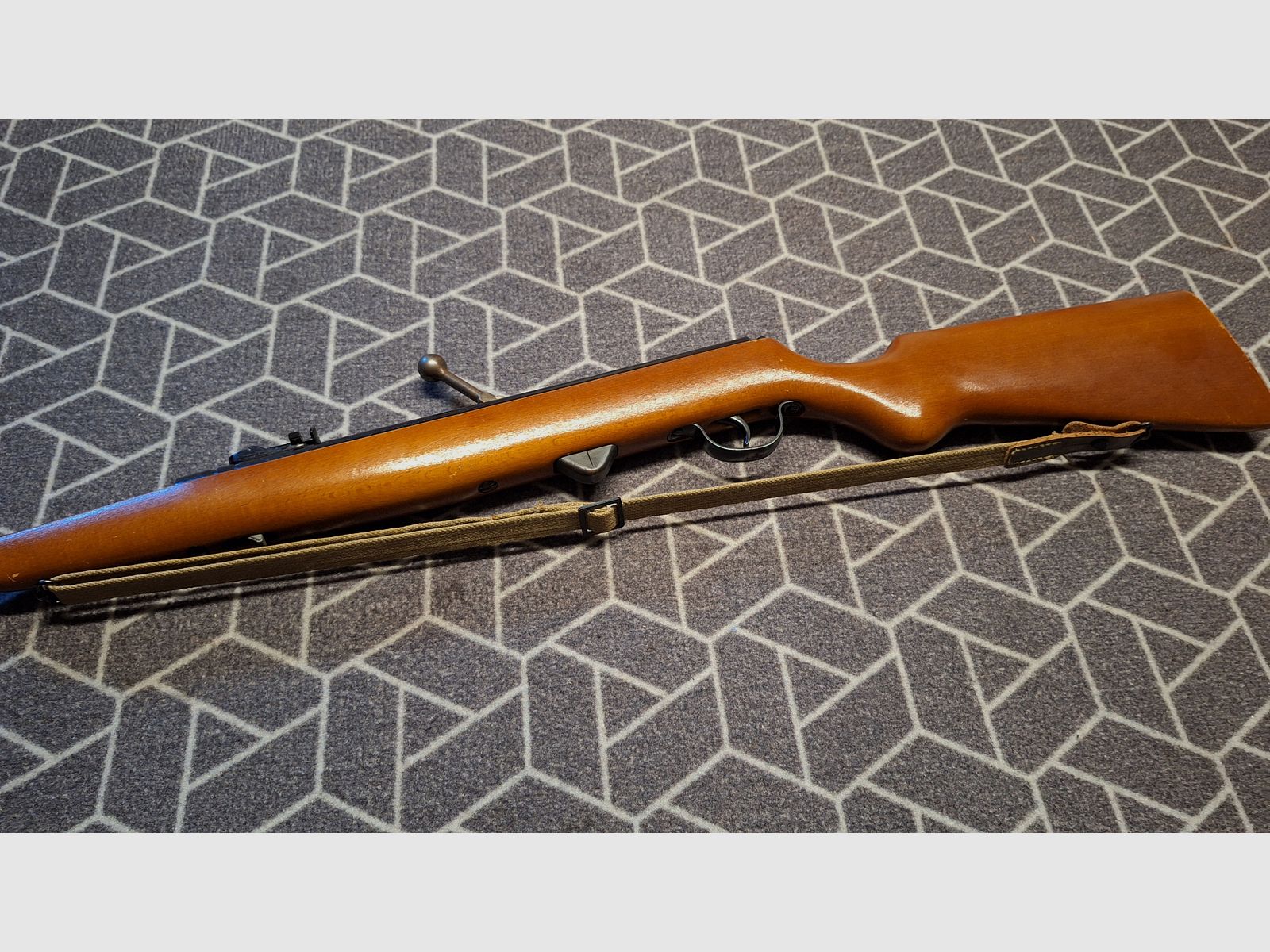 Haenel Suhl 310 air rifle with 12-round magazine + case!