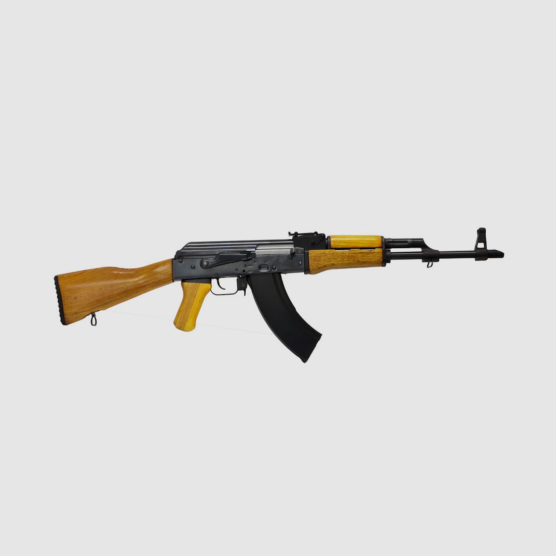 CO2 Sturmgewehr Kalashnikov AK47 M Yunker 2 Holzschaft Kaliber 4,5 mm BB (P18)
