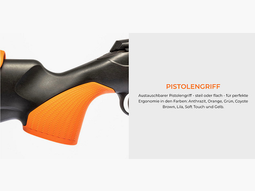 Tikka pistol grip accessory steep orange