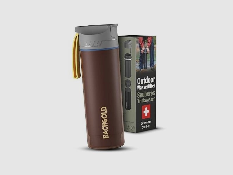 Bachgold® Profi Outdoor Wasserfilter Flasche