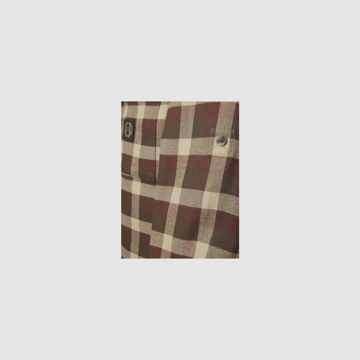 Camisa de franela para hombre CHEVALIER Heron en cuadros verde holly