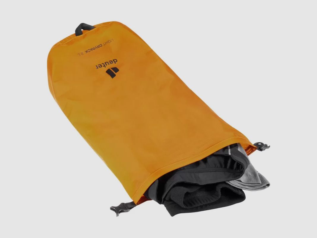 Deuter Light Drypack 8 gelb, braun, Bild 2 von 3