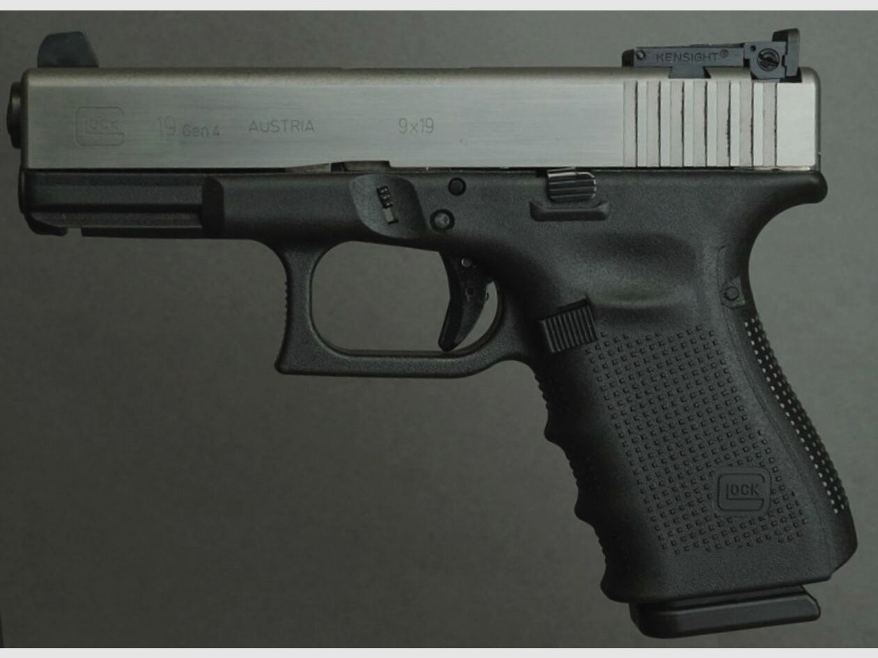 Pistola GLOCK Mod. TnT -G19 Gen4 9mmLuger -PLATA-, imagen 2 de 2