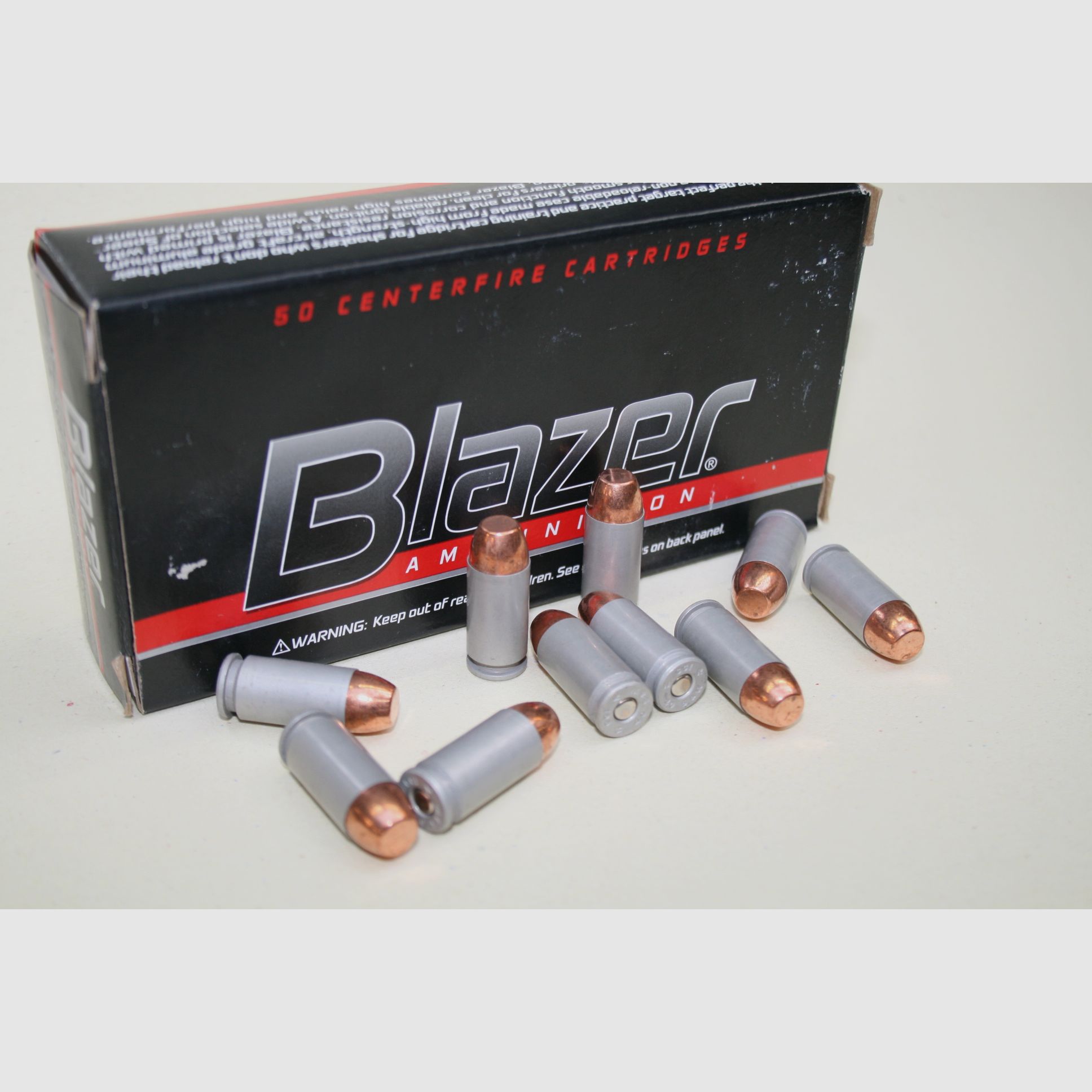 Munitions .40 S&W 165gr TMJ Flat Nose – BLAZER, image 2 sur 2