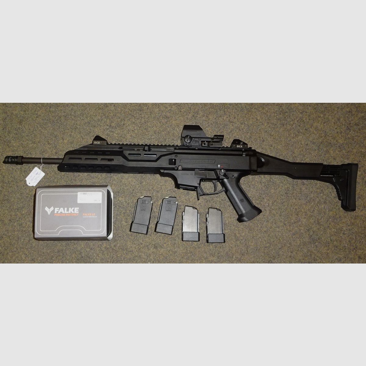 CZ "Scorpion EVO3" S1 (Czech Scorpion) semi-automatic rifle 9mmPara. New (like new)