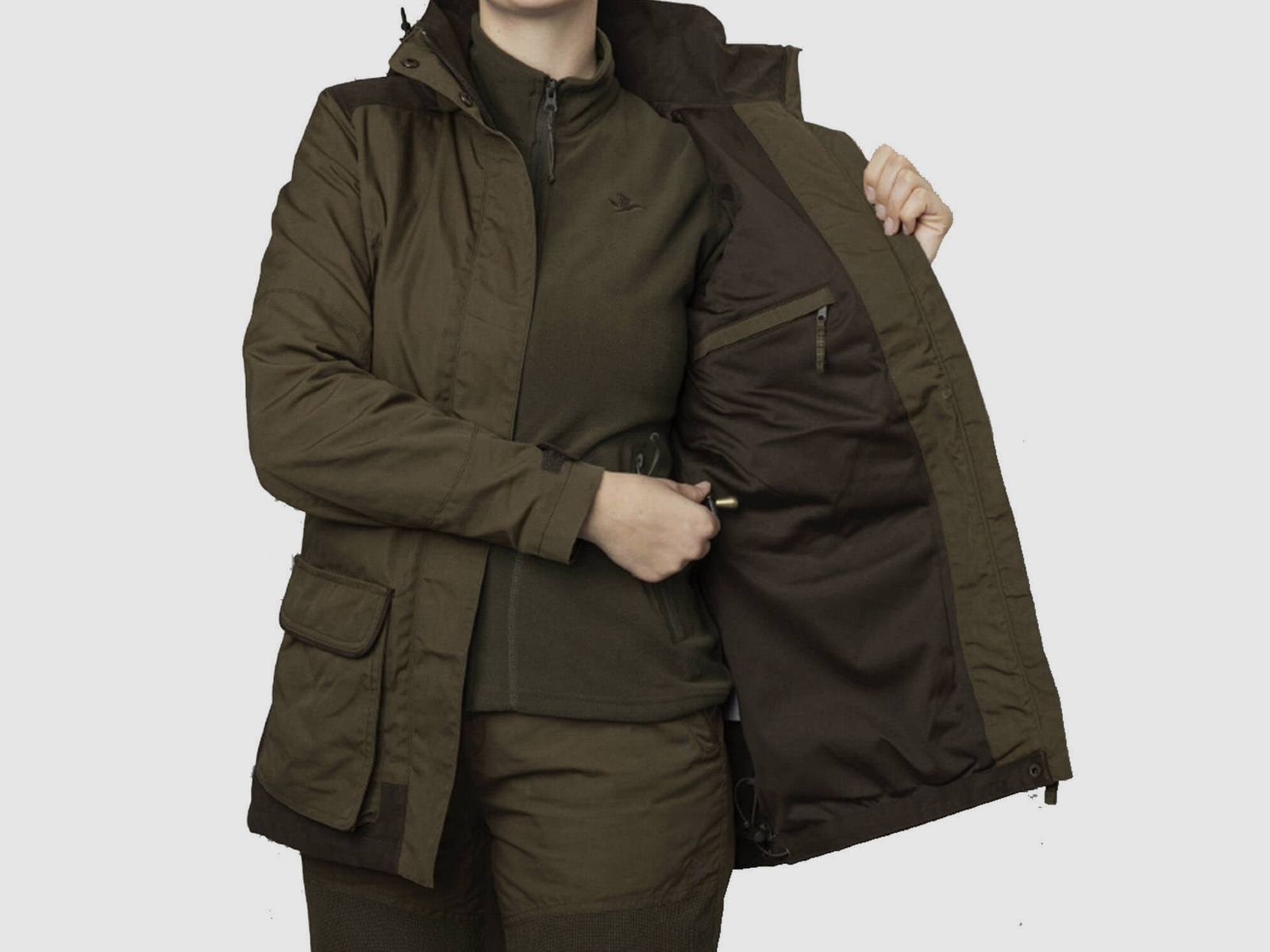 Seeland Damenjacke Key Point Kora (Pine Green/Grizzly Brown)