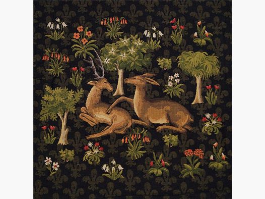 Cuscino motivazionale Lovergreen piccole occasioni cervo sdraiato con cerbiatto