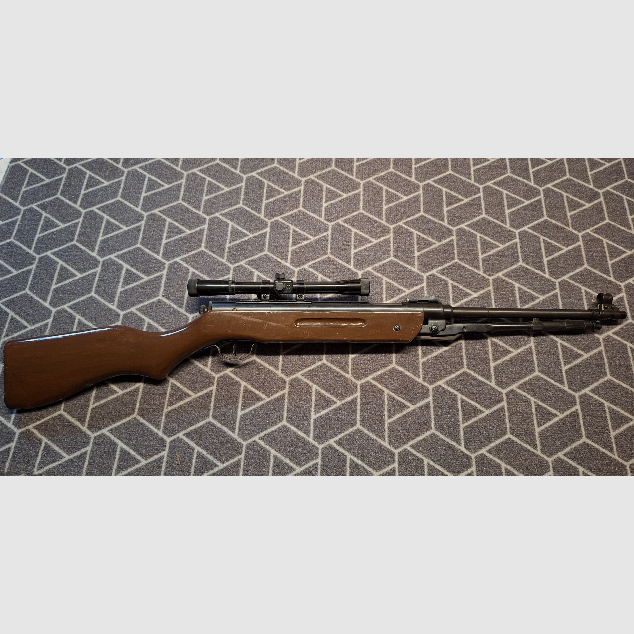Carabina de aire comprimido Umarex Modelo 65D de palanca inferior ¡Como nueva!