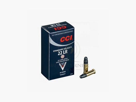 CCI Standard Velocity .22LR Target 40gr 50 Stk./Pkg.