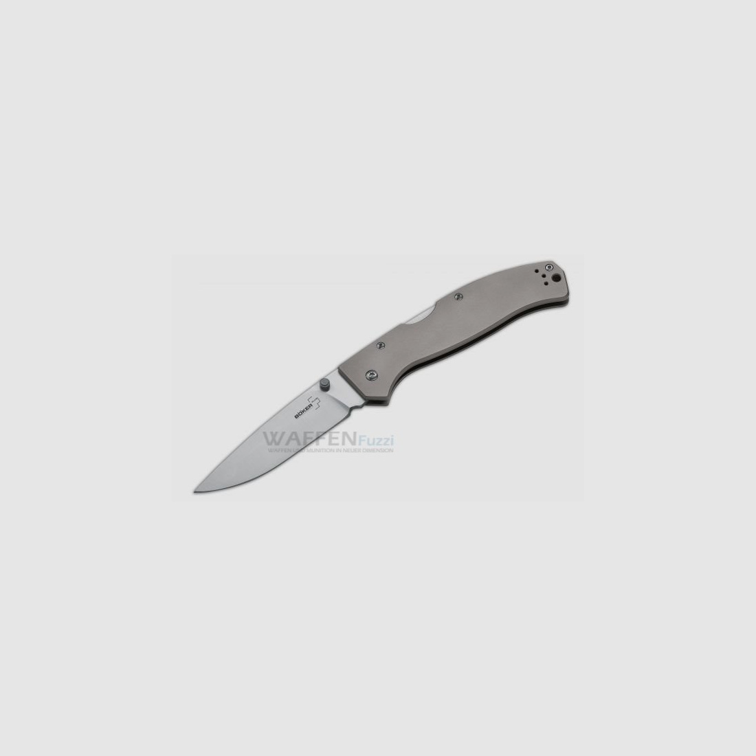 Titan Drop Einhandmesser Klinge aus 440C Stahl