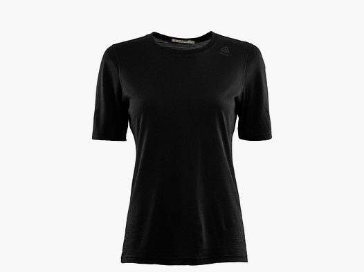 aclima Aclima T-Shirt LightWool Undershirt Tee jet black Frauen