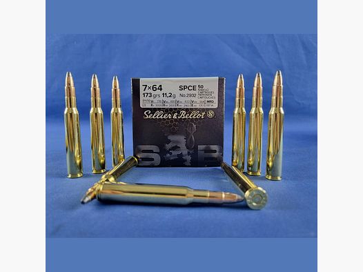 Sellier & Bellot 7×64 Soft Point Core Expanding 11,2g/173grs.