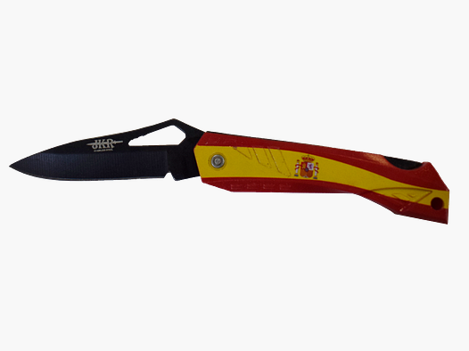 Navaja Jocker empuñadura bandera de España (17.5 cm)