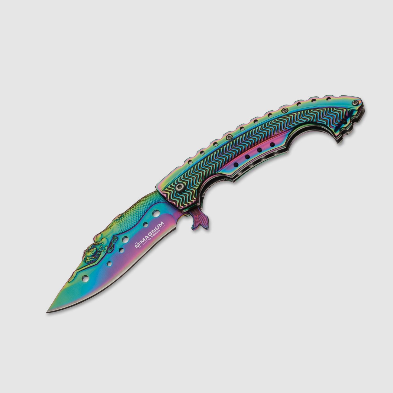 Taschenmesser Magnum Regenbogen Meerjungfrau Rainbow Mermaid