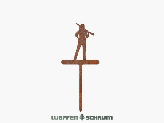 Werkplatz Blumenstecker Jägerin