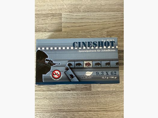 Cineshot 9.3x62 196gr.