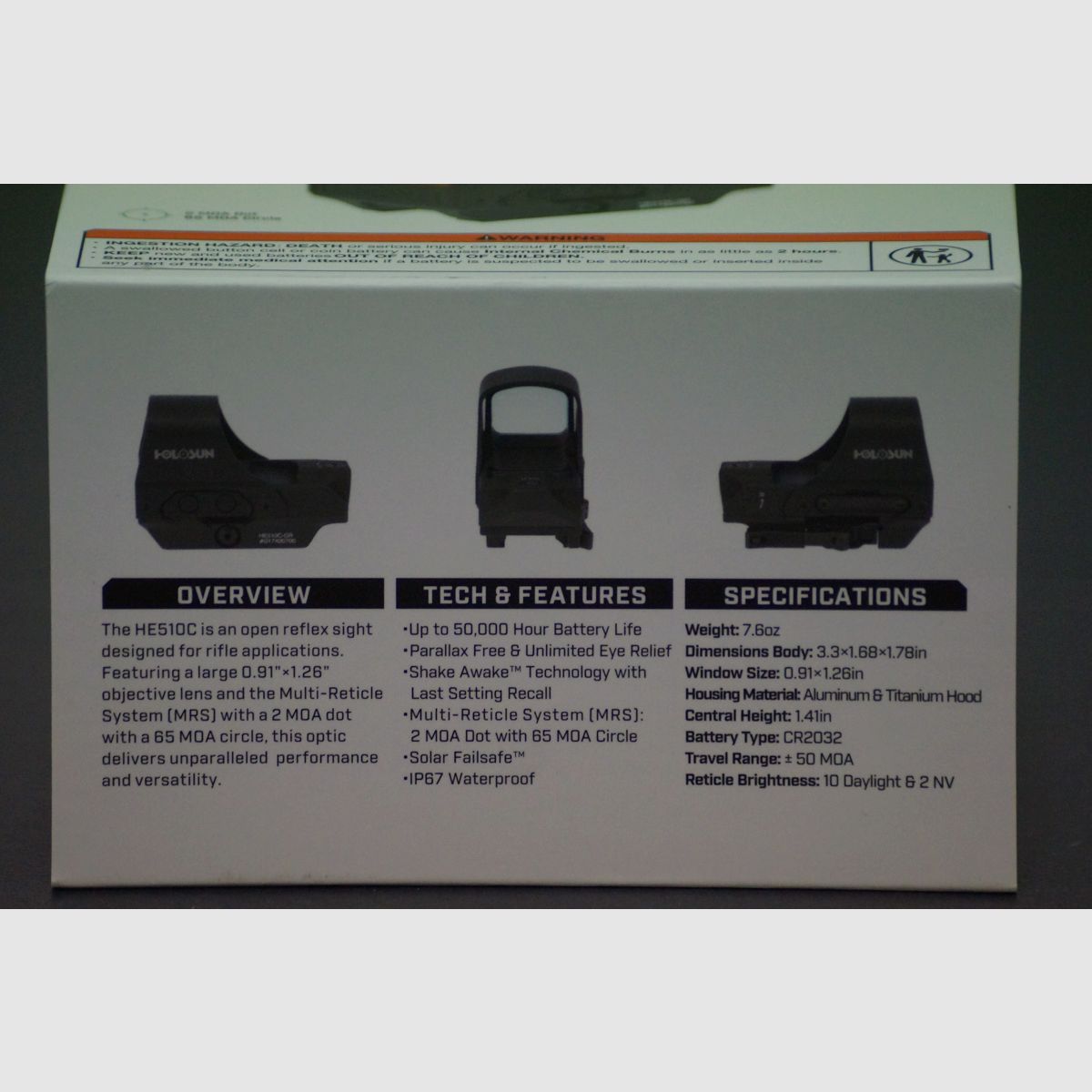 Holosun HE510C-GR, image 5 sur 5