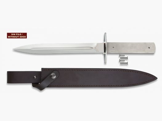 Dague de chasse lame fine A FINIR : lame de 42cm brut sans plaquettes