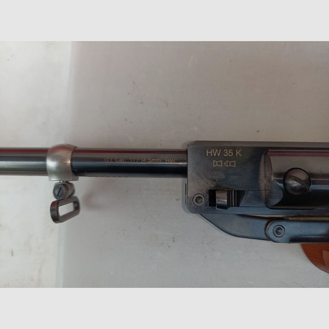 Luftgewehr Weihrauch HW 35 K Schalldämpfer Fernrohr Exportfeder