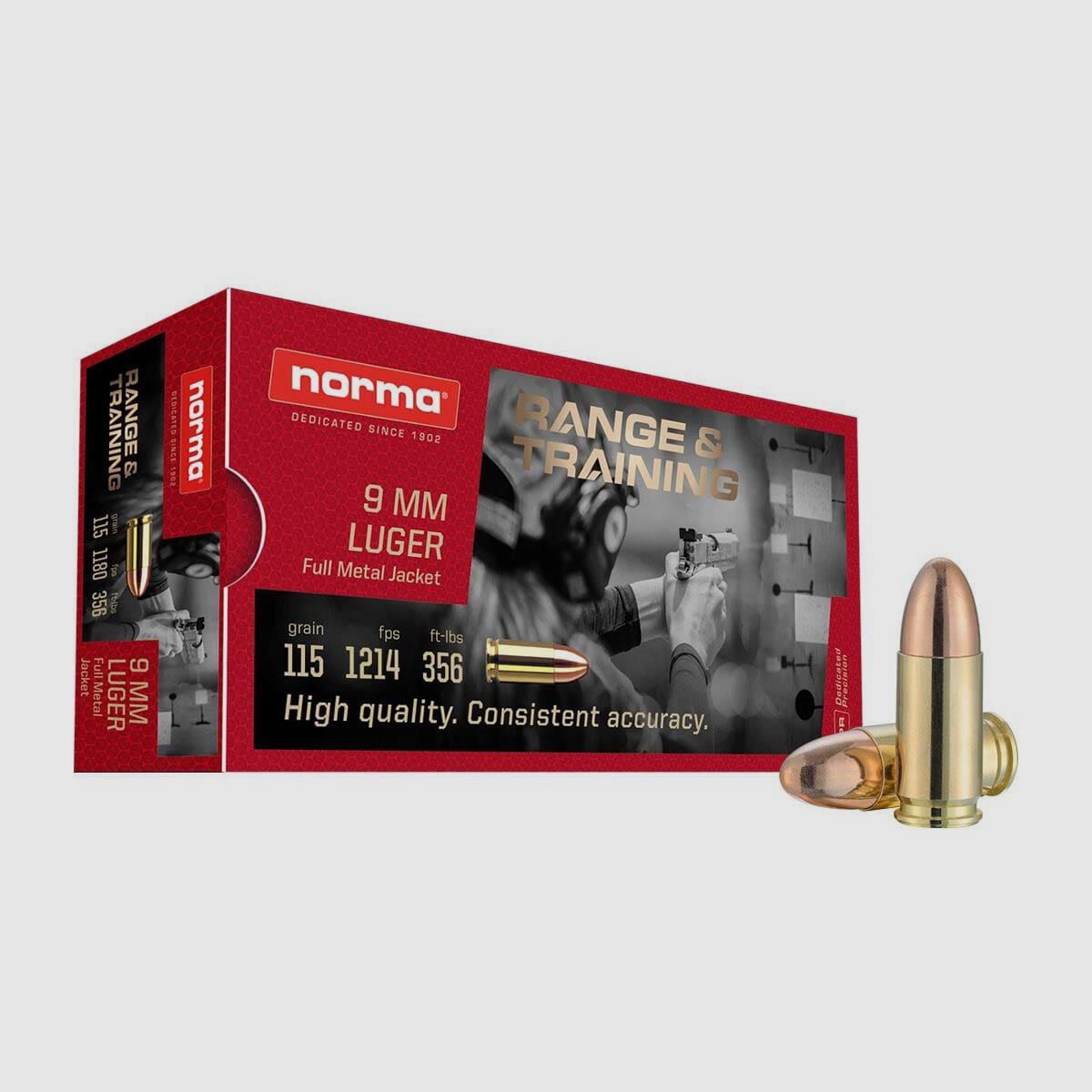 9×19 NORMA 115gr FMJ