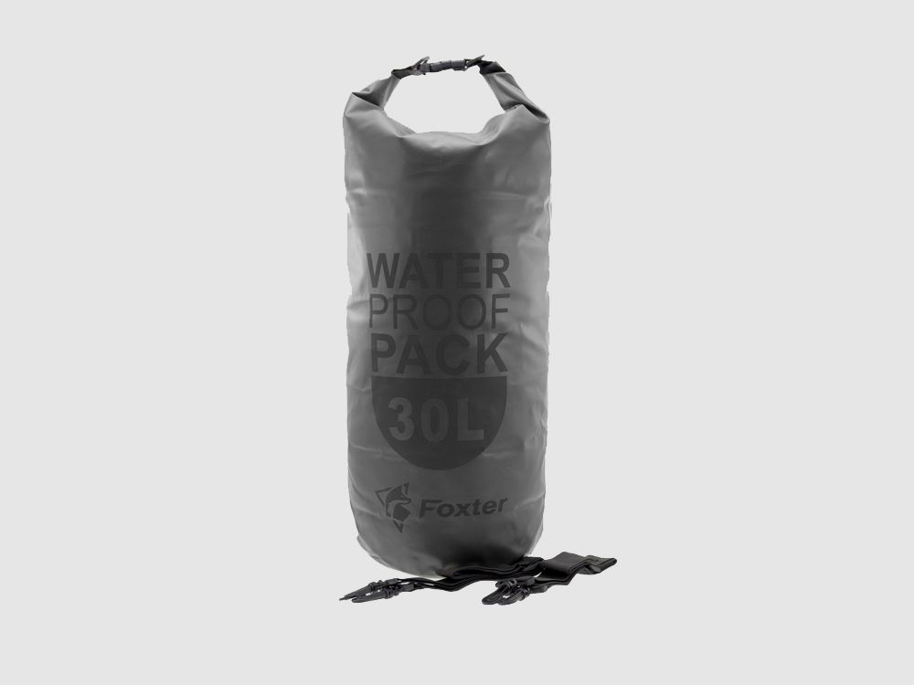 Waterproof duffel bag 30 L, grey