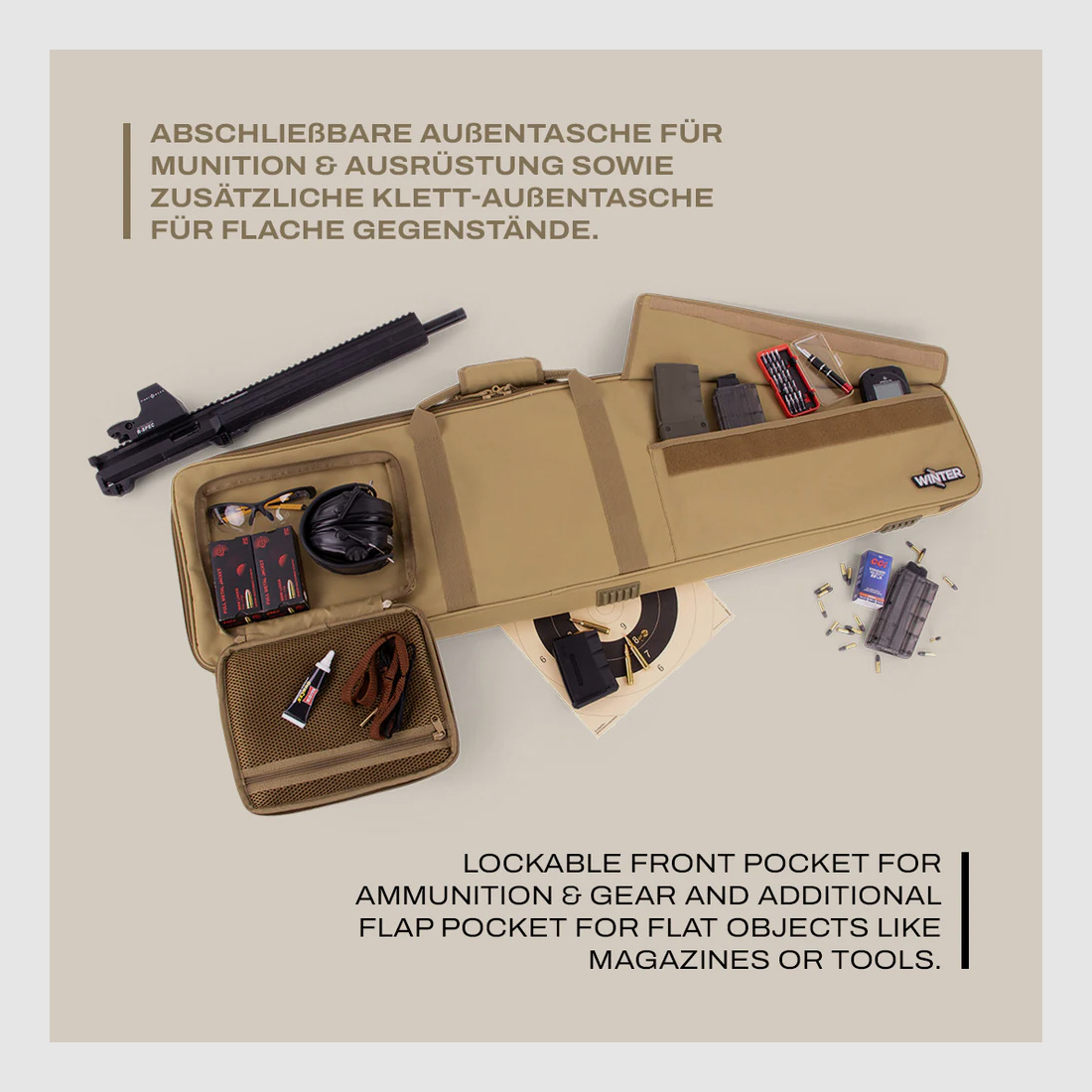 Winter Guncases Bolsa para Rifle 110 cm