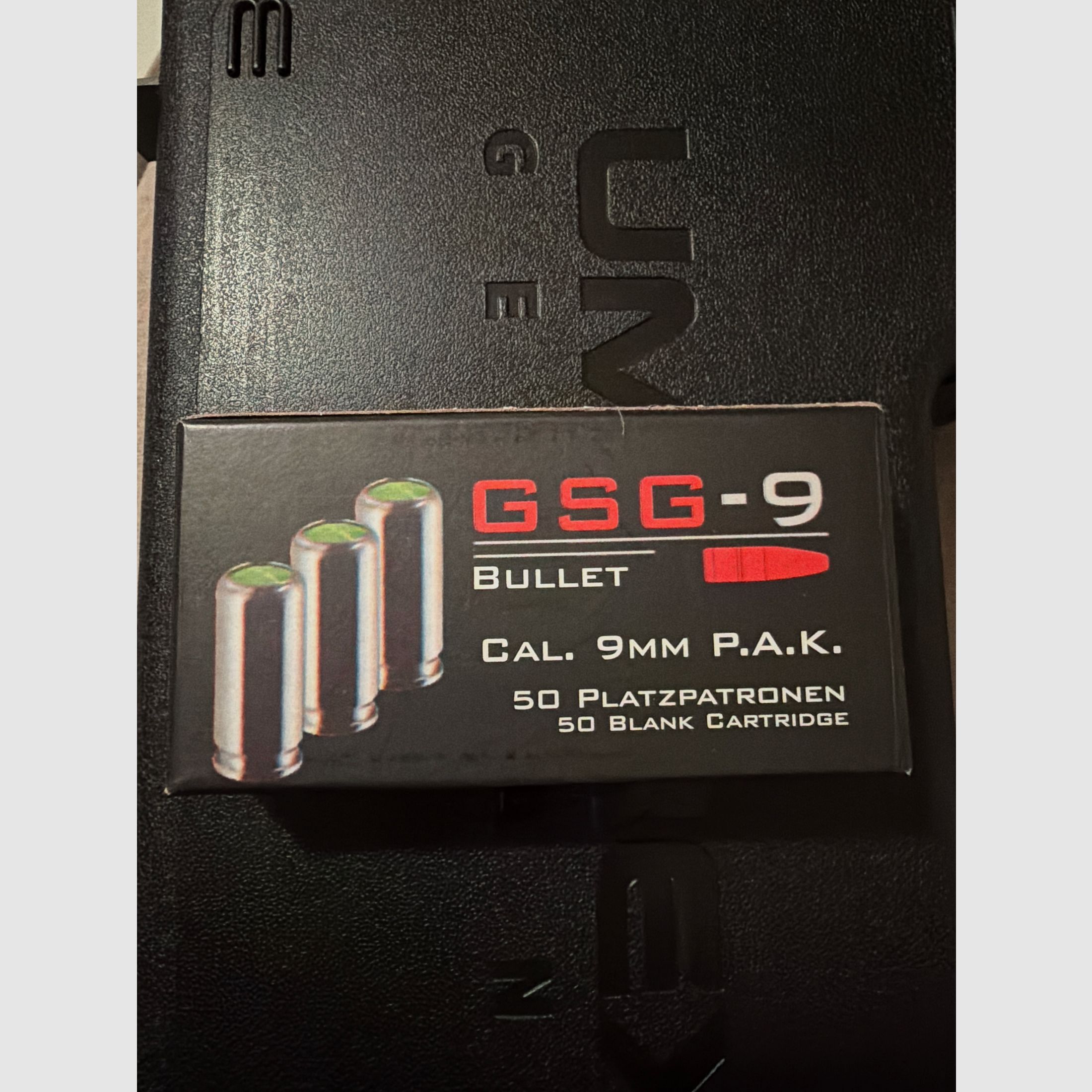 9mm Platzpatronen 50 stk