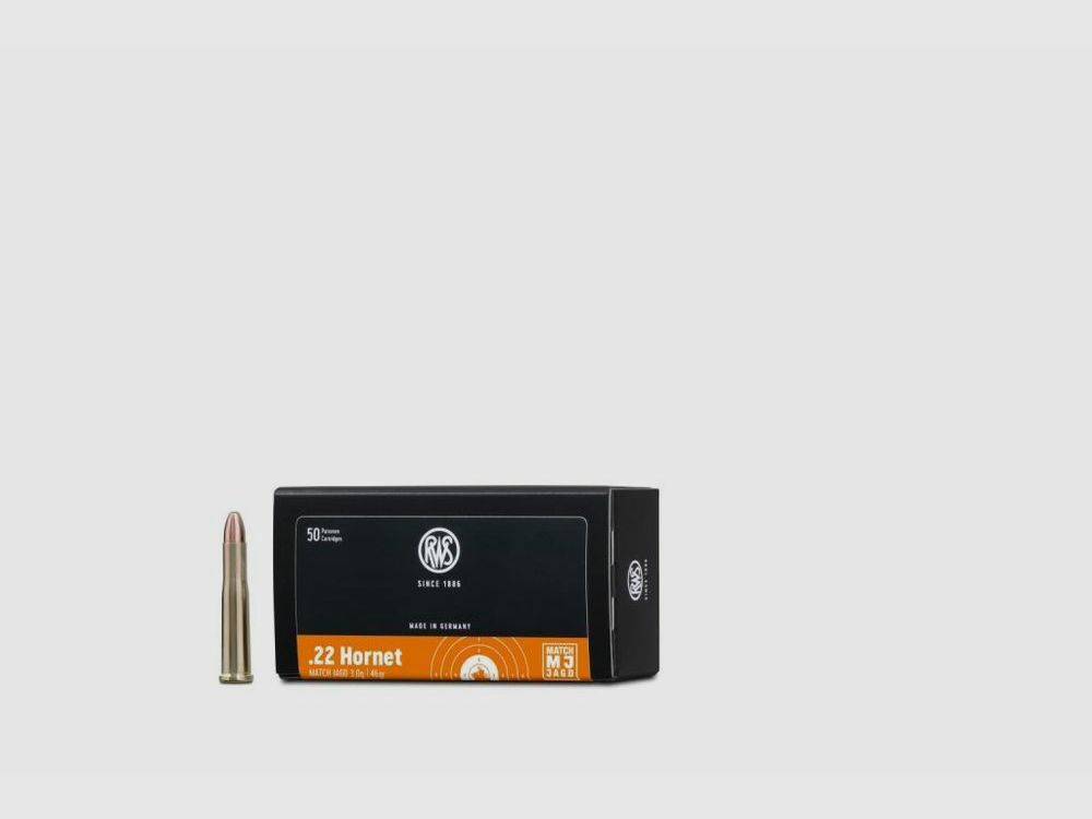 RWS HS/HP 3g/46grs - MJ - 50er .22Hornet, image 1 of 2
