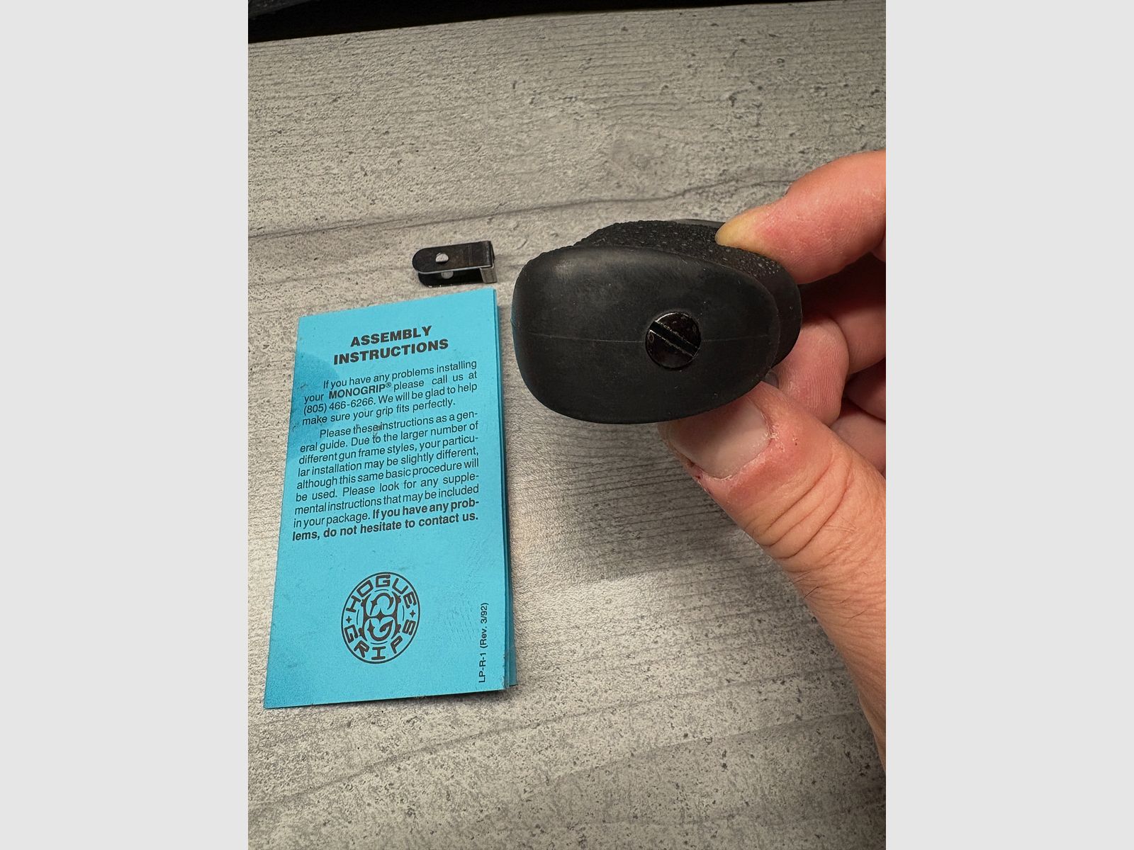 Hogue Monogrip für S&W Rundgriff