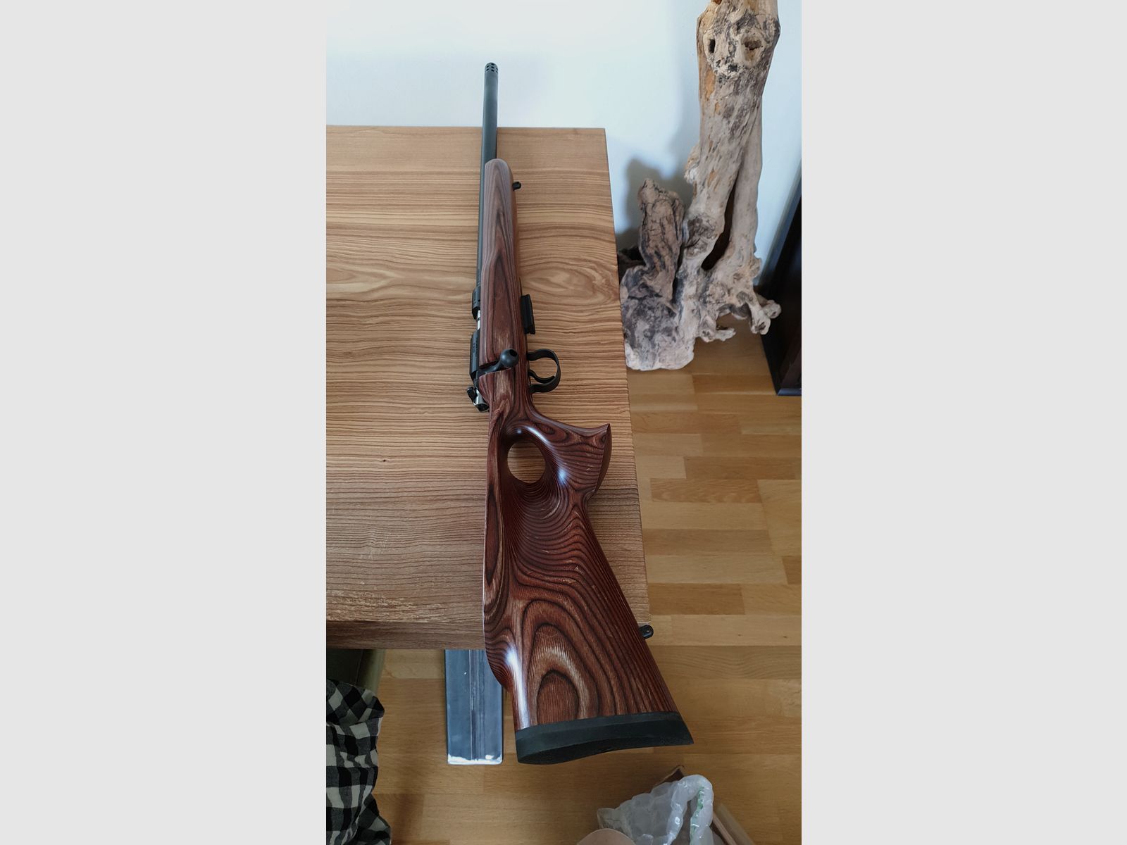 CZ 455 Varmit Thumbhole .17 HMR with Bushnell Nitro 3-18×56