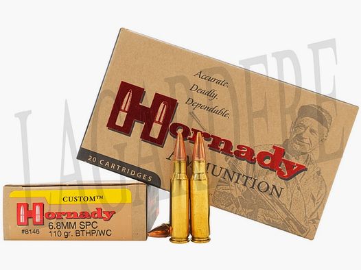 HORNADY BTHP/WC 110 GRS (Patrone mit Geschoss)