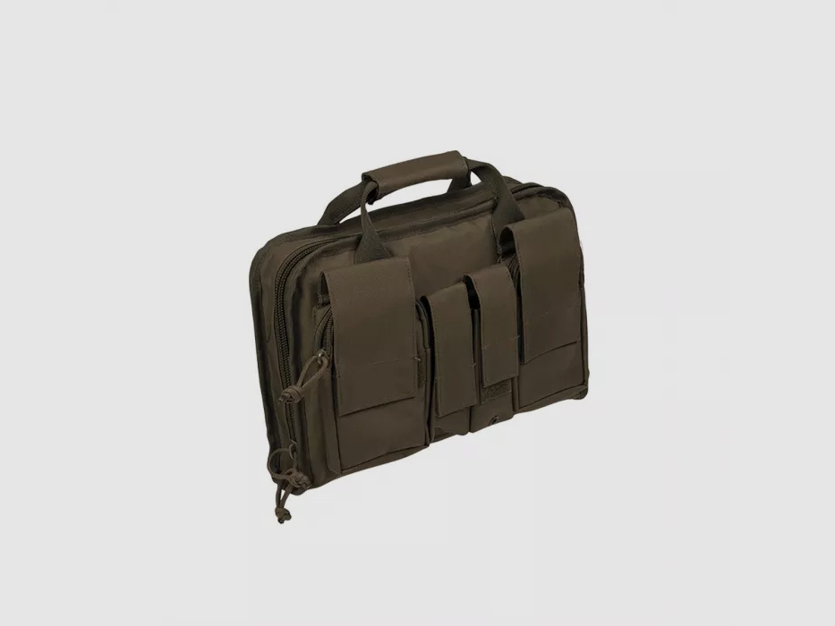 Tactical pistol case, lockable, small (34cm), olive