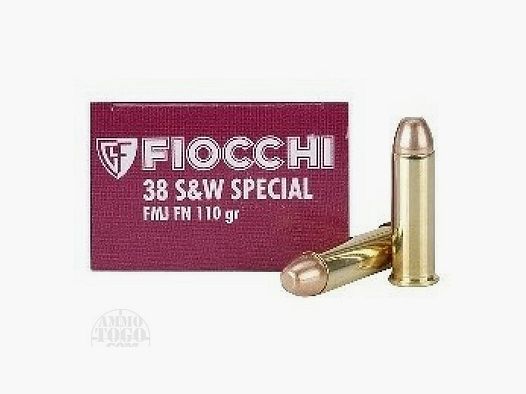 FIOCCHI 38 SPL. FMJ FN