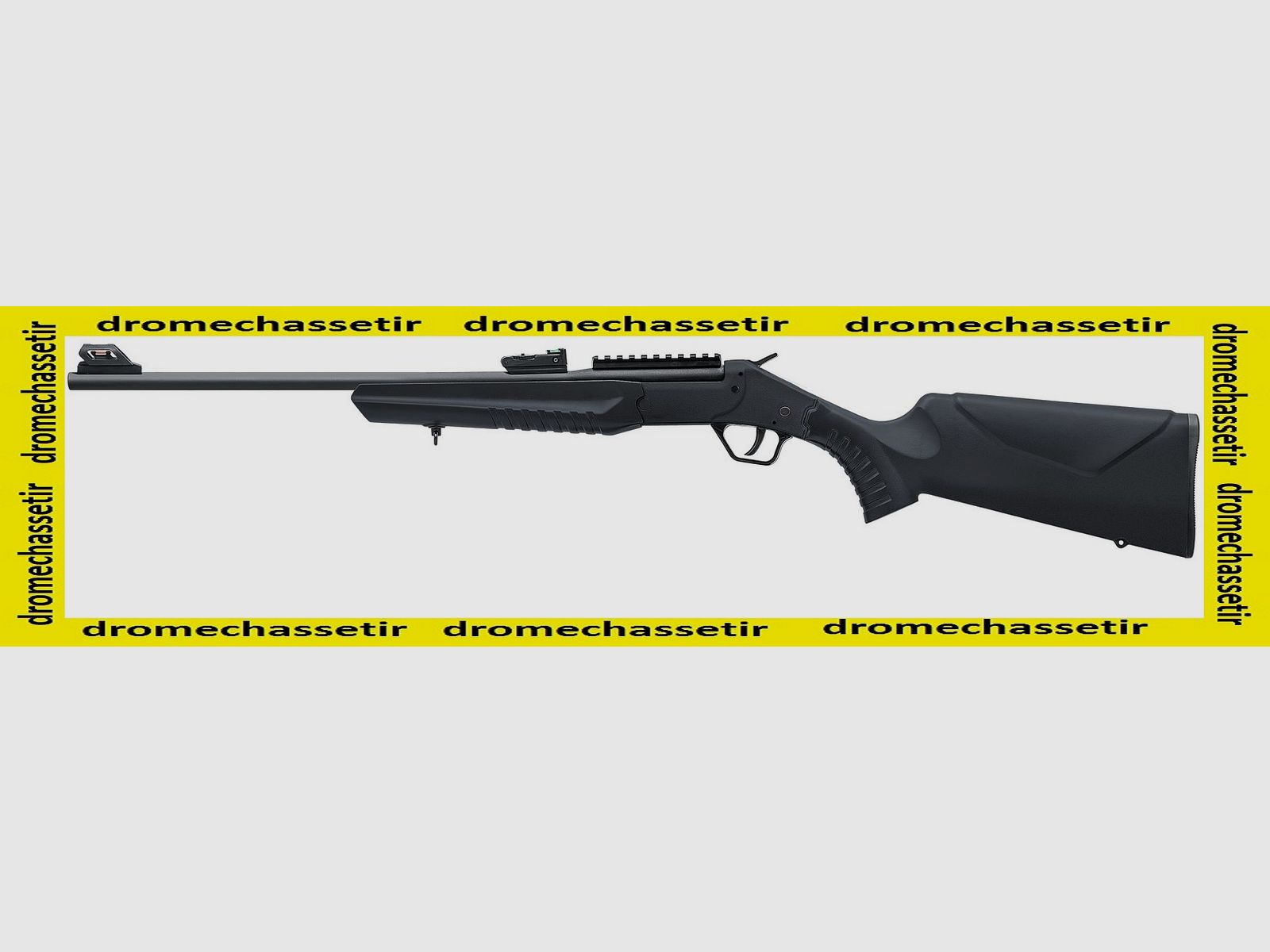carabine monocoup composite rossi Montenegro cal 22LR filetée, image 2 sur 2