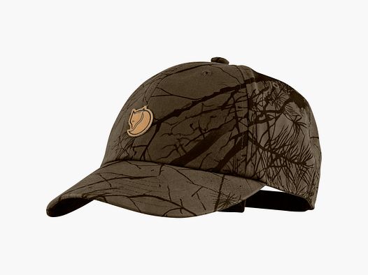 FJÄLLRÄVEN Lappland Camo Cap Dark Olive Camo