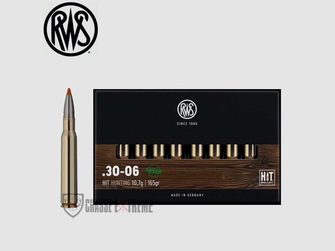 20 Patronen RWS Kal. 30-06 165gr HIT