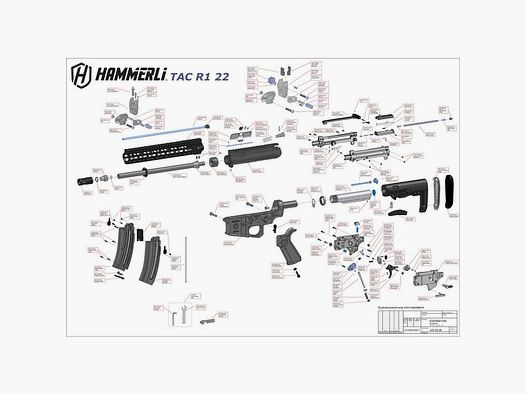Pieza de repuesto Umarex ref. 576.40.07.1 Empujador Hammerli TAC R1