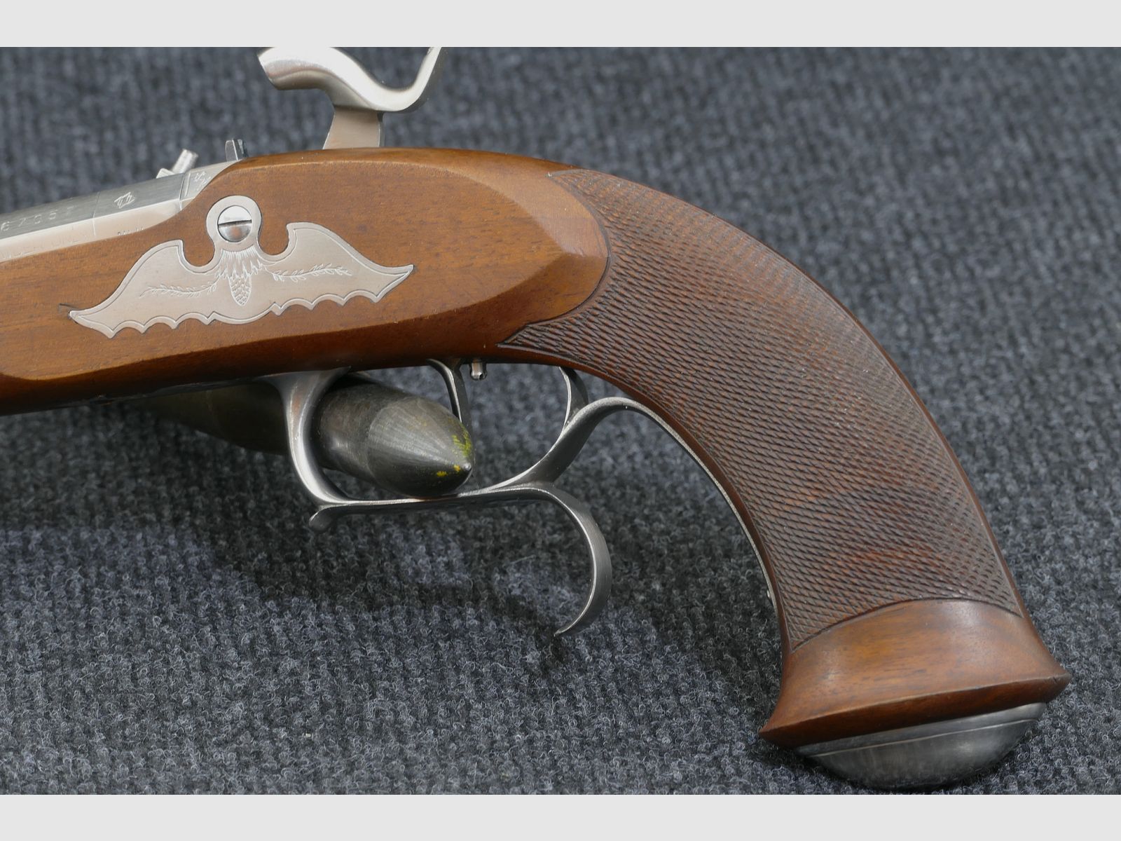 Percussion muzzleloader Davide Pedersoli pistol Le Page Target International .44 (BlackPowder), excellent condition, high-resolution images, immagine 6 di 11