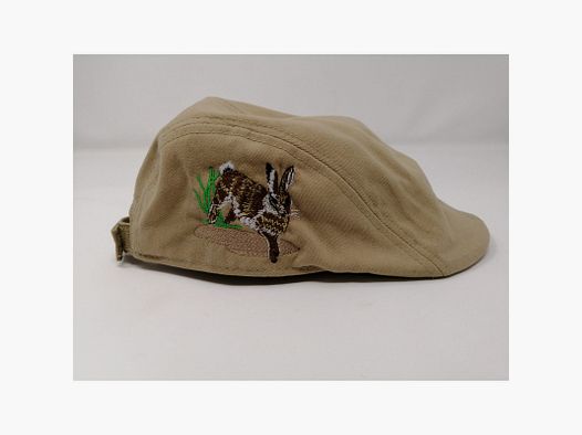 Beige Stoffpet met Passie Haas Borduursel