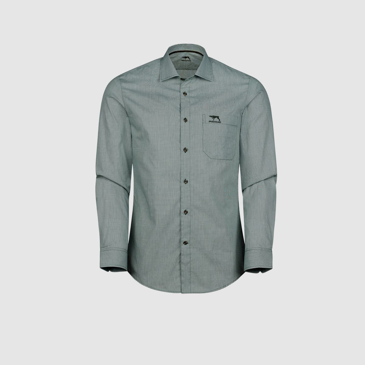 HUNTING DOG Shirt 1/1 Sleeve "Gerald" Green